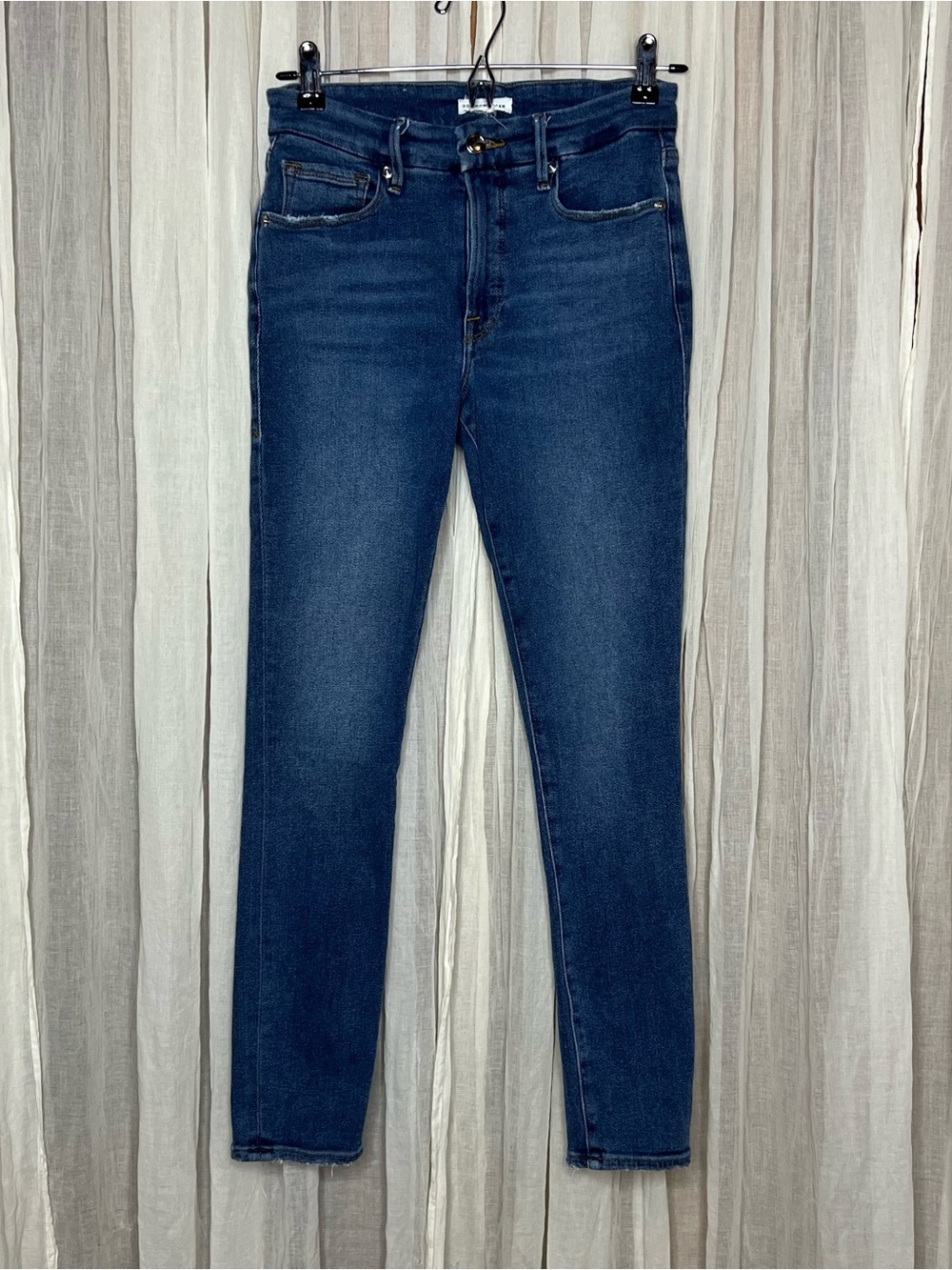 Good American Good Legs Medium Wash High Waist Jeans